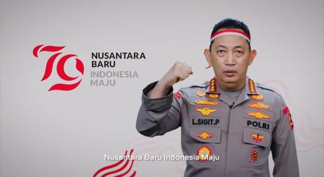 Kapolri di HUT RI ke-79: Semangat Baru Untuk Nusantara Baru, Indonesia Maju