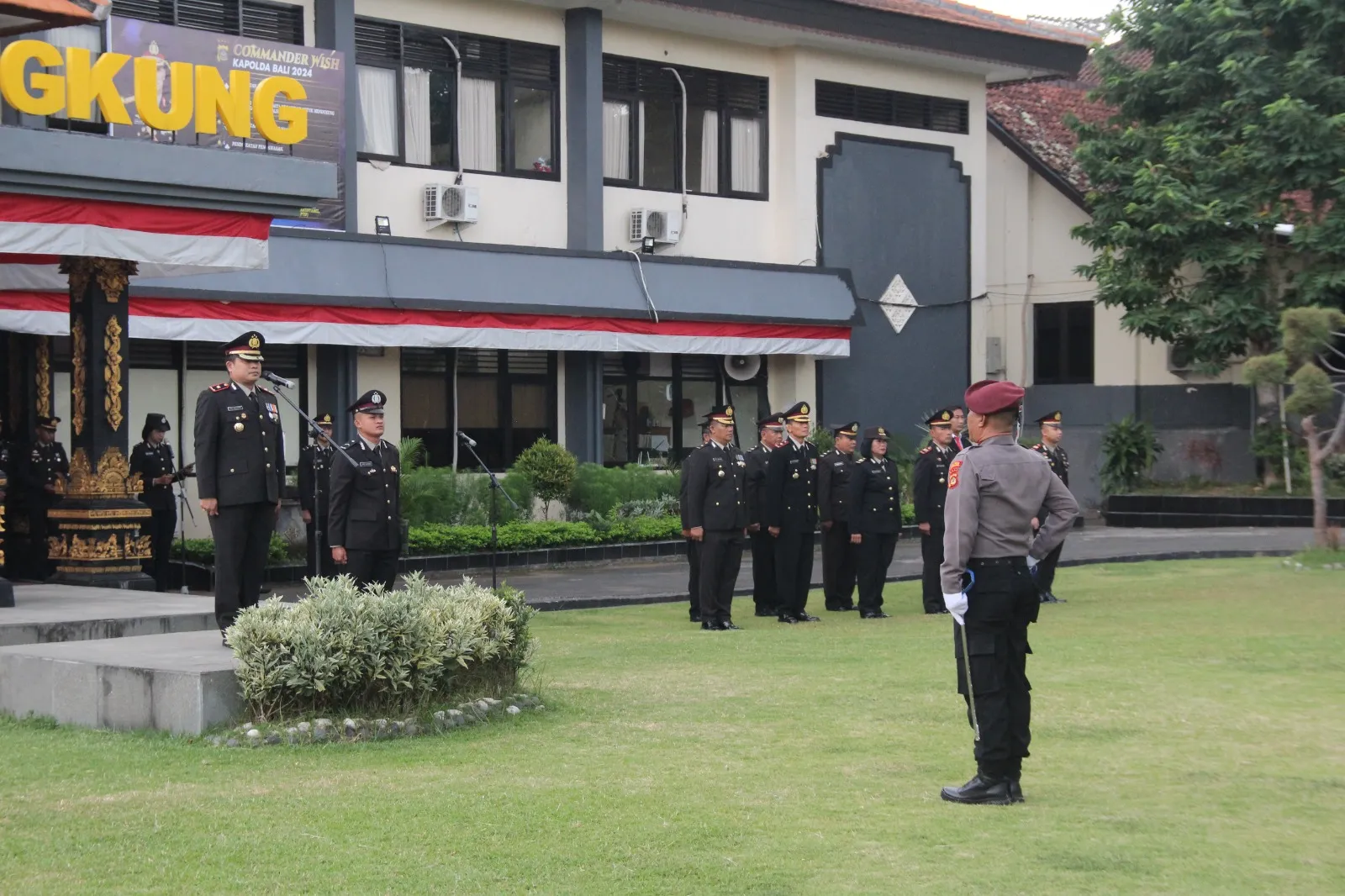 Polres Klungkung Gelar Upacara HUT RI ke-79 Dengan Tema "Nusantara Baru, Indonesia Maju