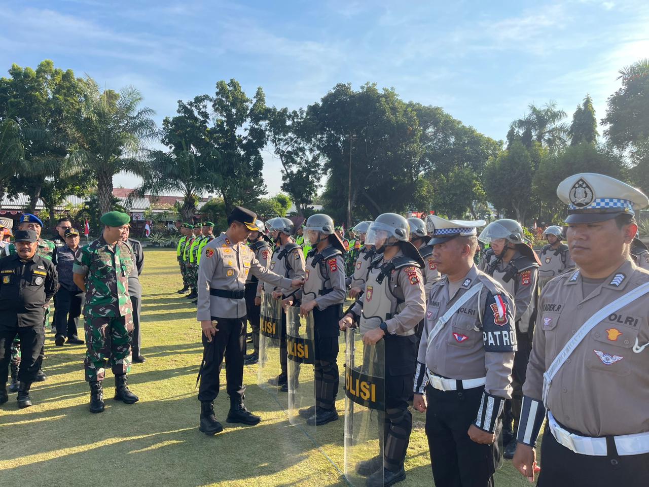 Polres Buleleng Apel Gelar Pasukan Operasi Mantap Praja Agung-2024