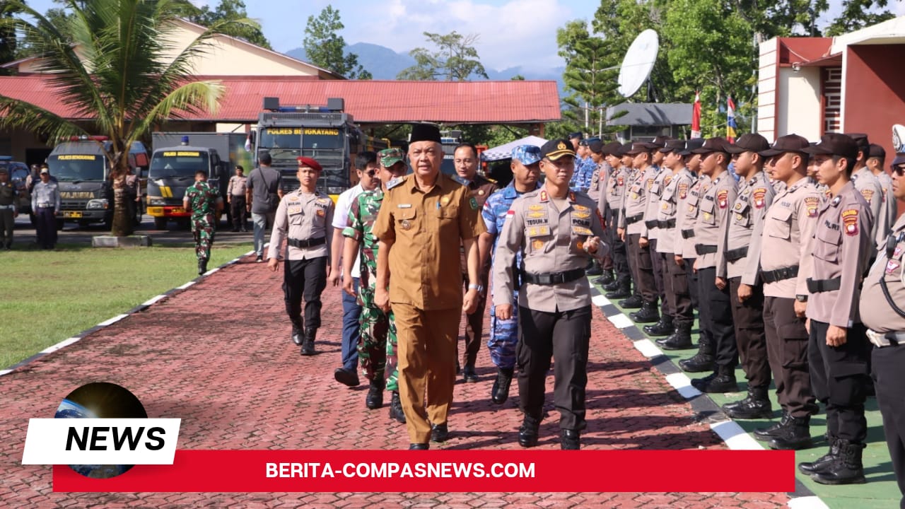 Apel Gelar Pasukan Operasi Mantap Praja Kapuas 2024 di Polres Bengkayang