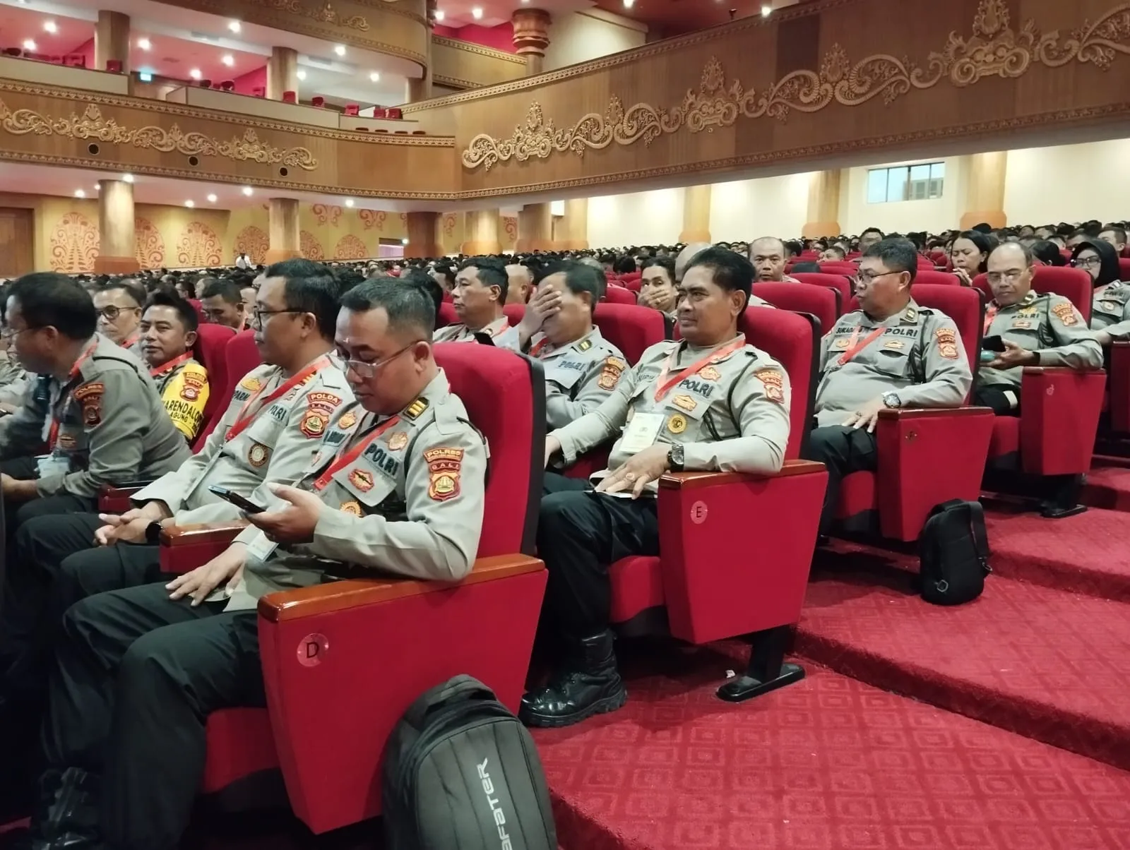 82 Personel Polres Bandara Mengikuti Latihan Pra Operasi Puri Agung II -2024 di Puspem Badung