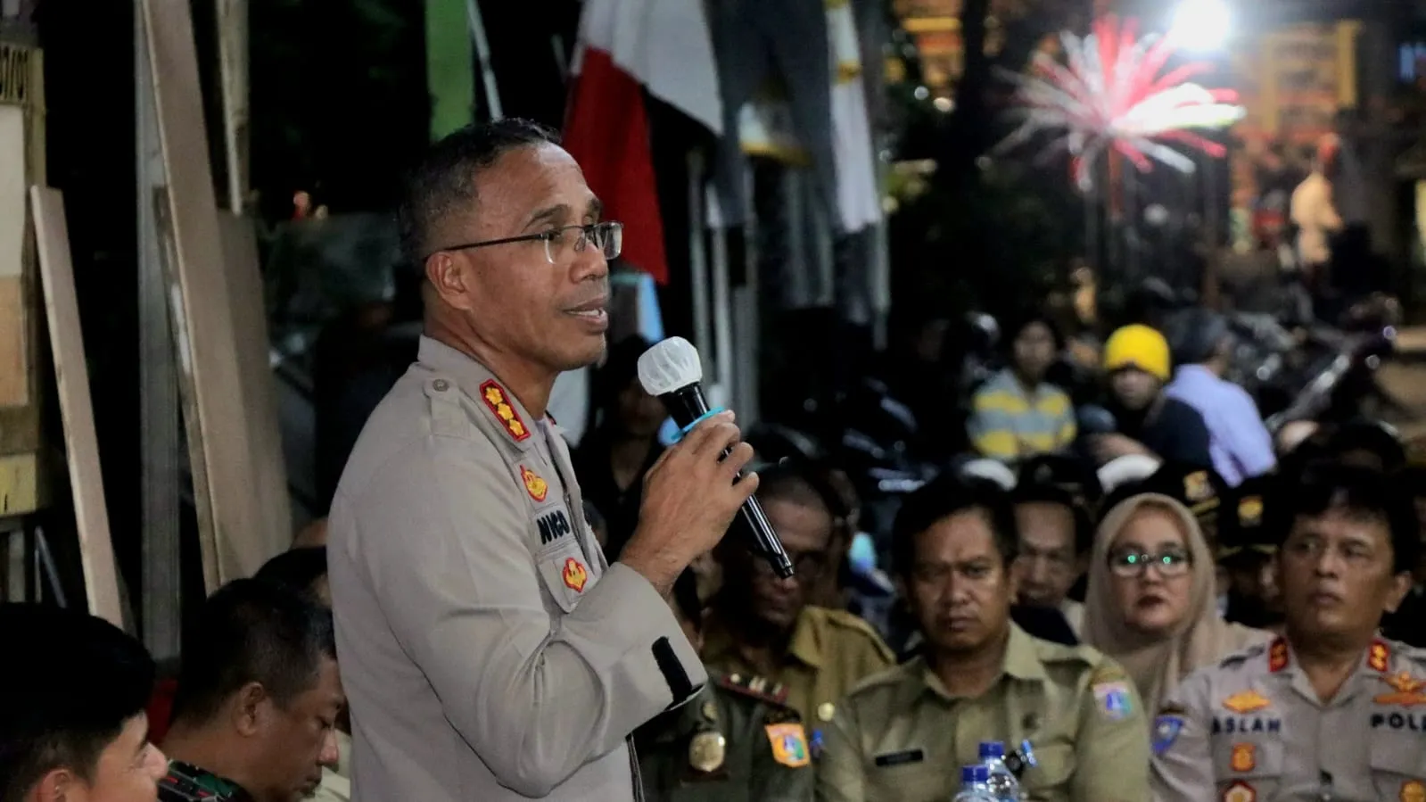 Dalam Ngopi Kamtibmas, Kapolres Jaktim Ajak Seluruh Elemen Masyarakat Ciptakan Rasa Aman di lingkungannya