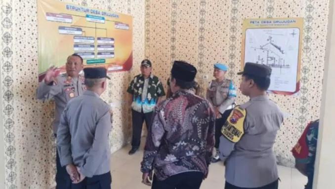 Polres Bondowoso Apresiasi Kemajuan Desa Sumber Kokap Yang Lolos Verifikasi 3 Desa Terbaik Bersama 114 Desa se Jawa Timur