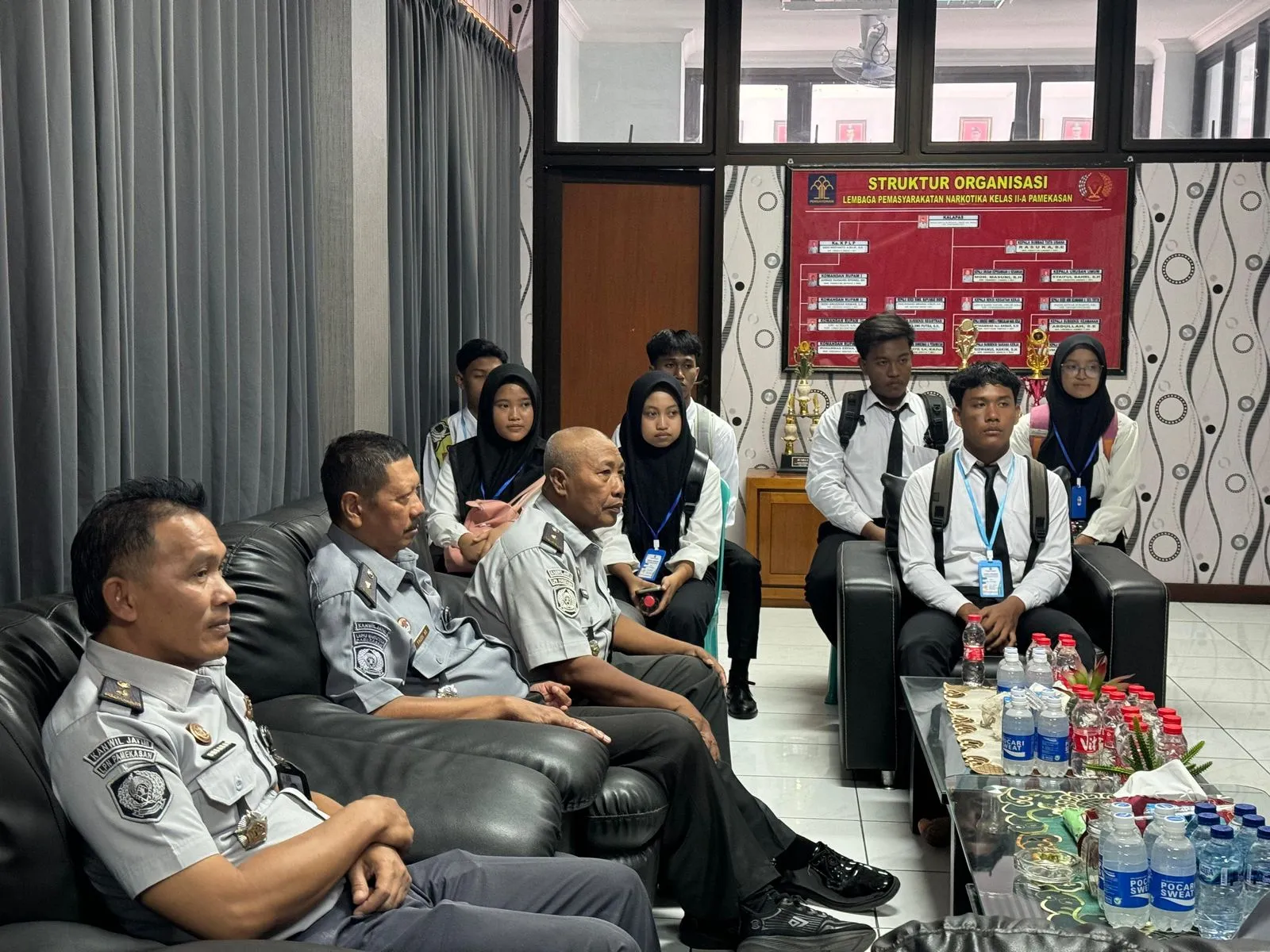 Lapas Narkotika Kelas IIA Pamekasan Kanwil Kemenkumham Jatim Terima Siswa Magang Dari SMKN 3 Pamekasan