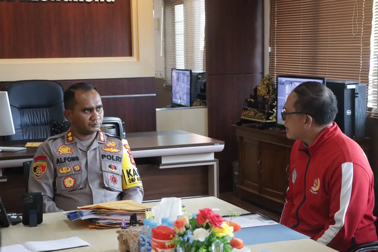 Kapolres Klungkung Terima Audiensi Dari Ketua KONI Klungkung