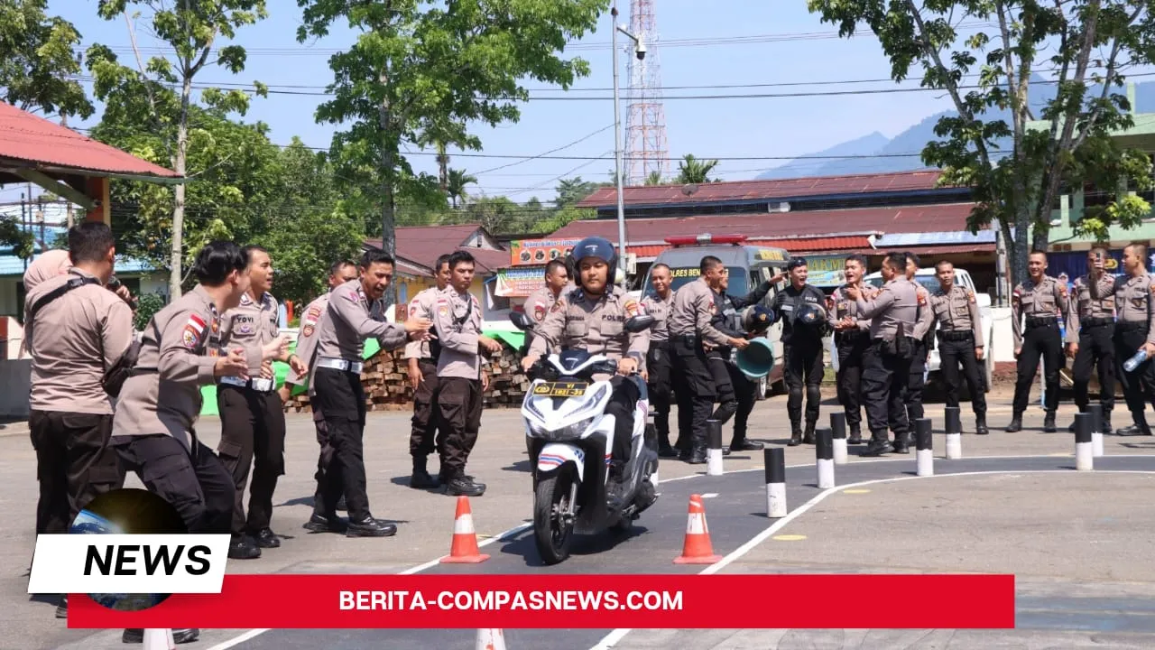 Peringatan Hari Lalu Lintas Bhayangkara ke-69 Polres Bengkayang Gelar Lomba Safety Riding