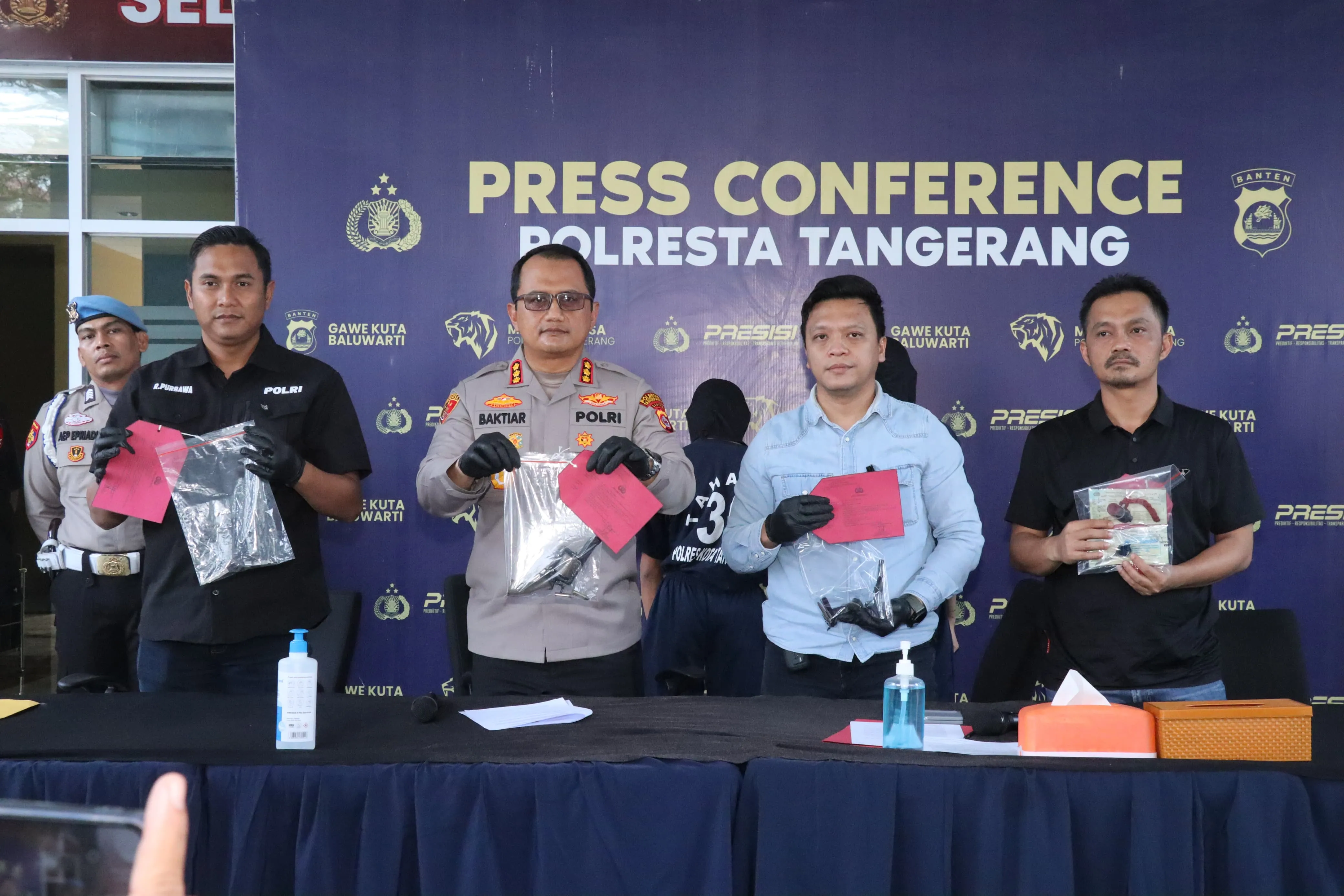 Polresta Tangerang Ungkap Kasus Pencurian Kendaraan Bermotor, Dua Pelaku Ditangkap