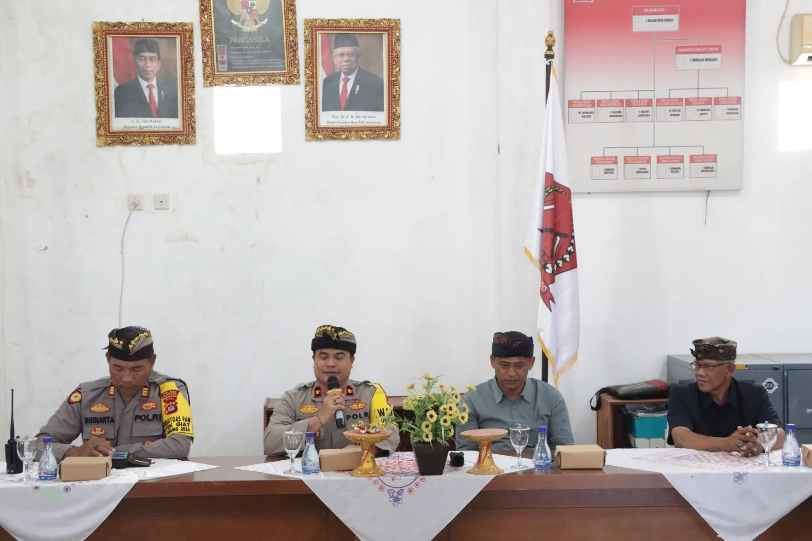 Polres Klungkung Laksanakan Jumat Curhat di Sampalan Klod