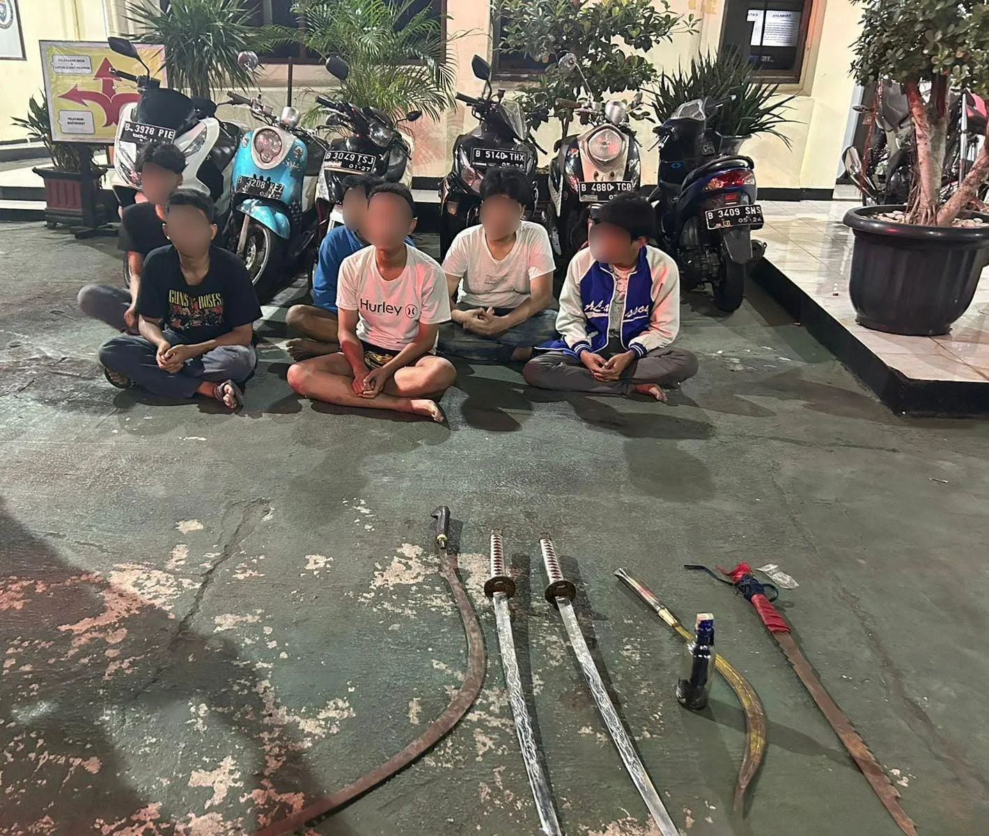 Tim TP3 Sat Samapta Polres Metro Jakarta Timur Beraksi Lagi, Enam Pelaku Tawuran Ditangkap di Jak-tim