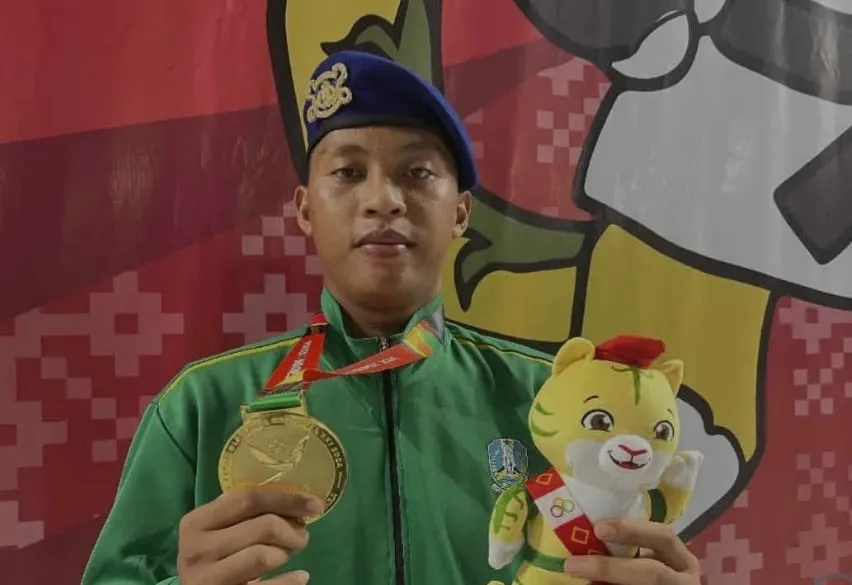 Atlet Taekwondo Polda Jawa Timur Raih Medali Emas di PON XII