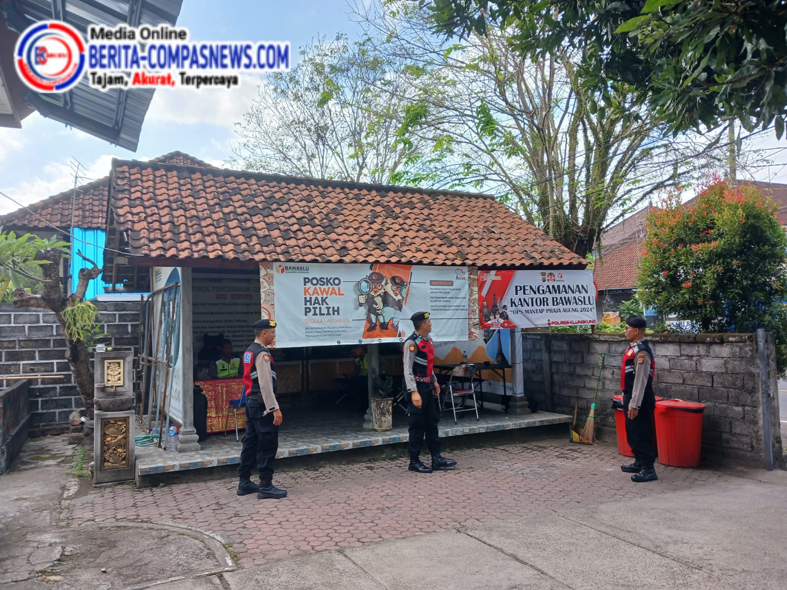 OMP 2024 Polres Klungkung Patroli Kantor Bawaslu