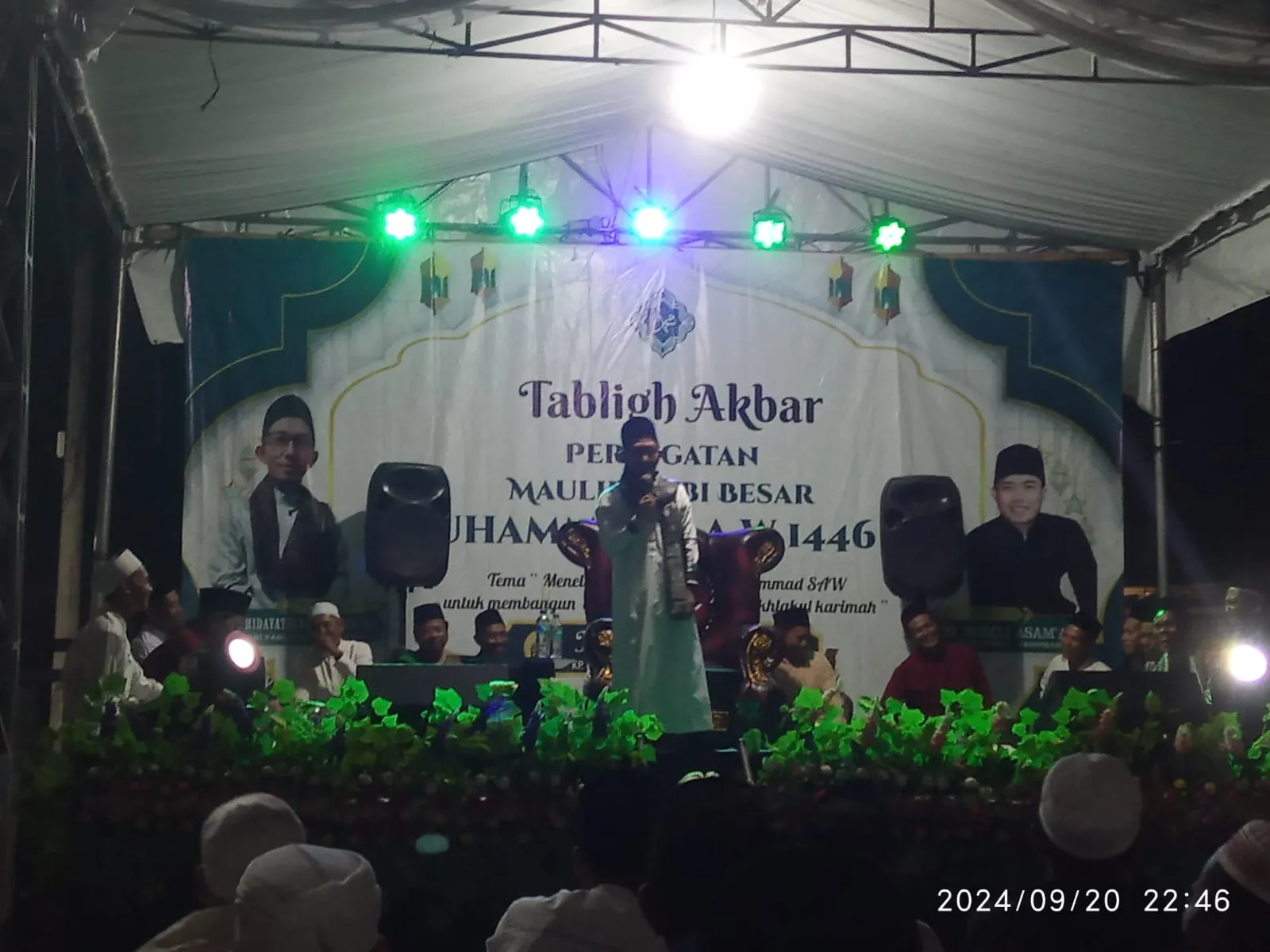 Tabligh Akbar Peringatan Maulid Nabi Muhammad SAW, 1446 H, Mesjid AL Ikhlas Kampung Rancecet Desa Rancapinang Kecamatan Cimanggu