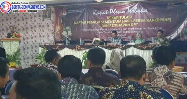 Menetapkan Jumlah DPT, KPU Menetapkan Zero PSU Pada Pilkada Sampang