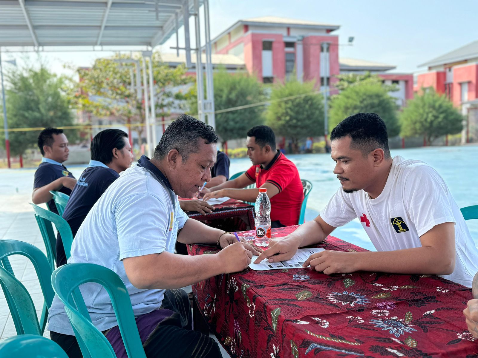 Lapas Narkotika Kelas IIA Pamekasan Kanwil Kemenkumham Jatim Gelar Skrining TBC Kepada Warga Binaan