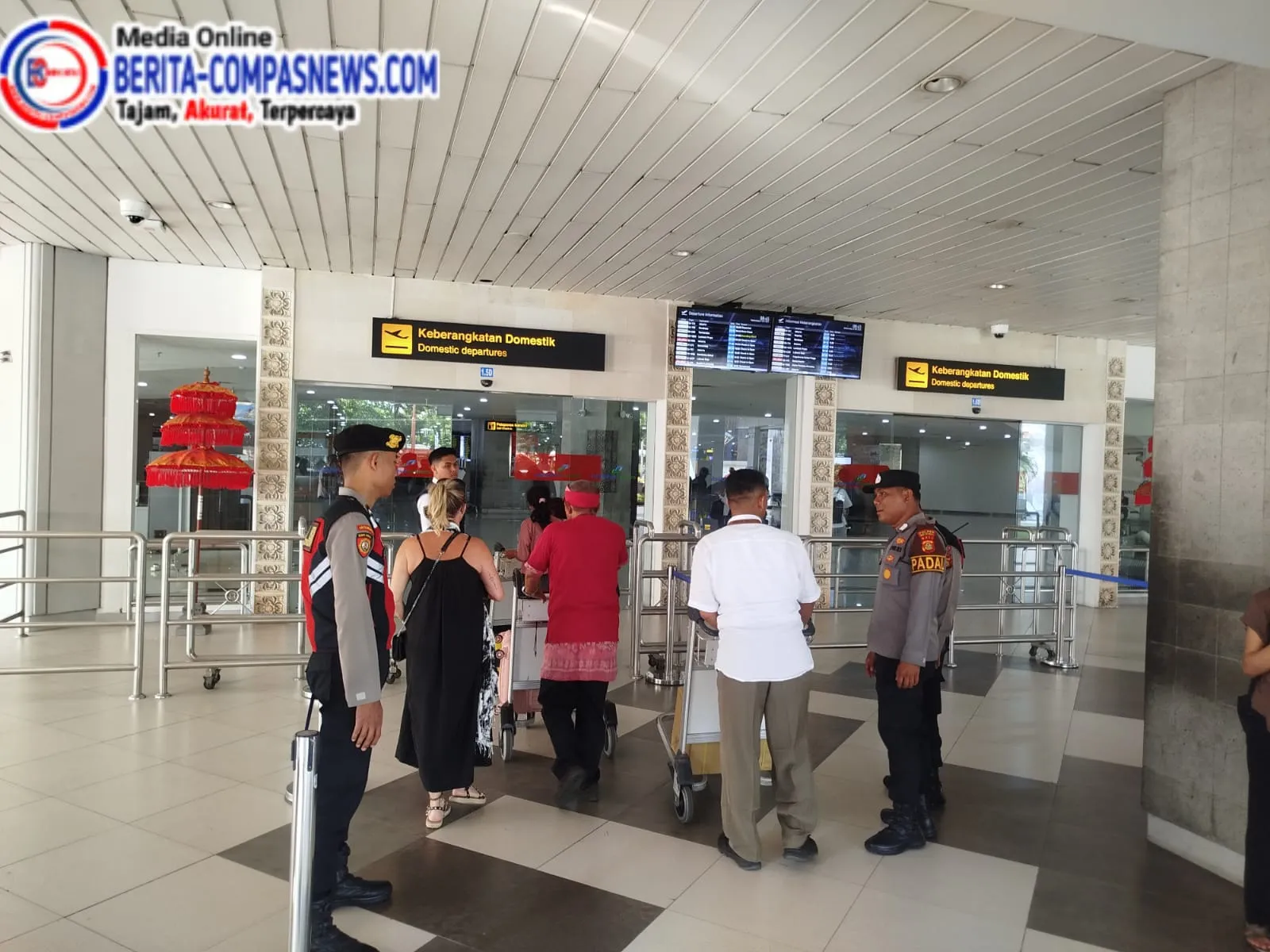 Personil Polres Bandara Ngurah Rai Ciptakan Suasana Kamtibmas dan Humanis Untuk Masyarakat