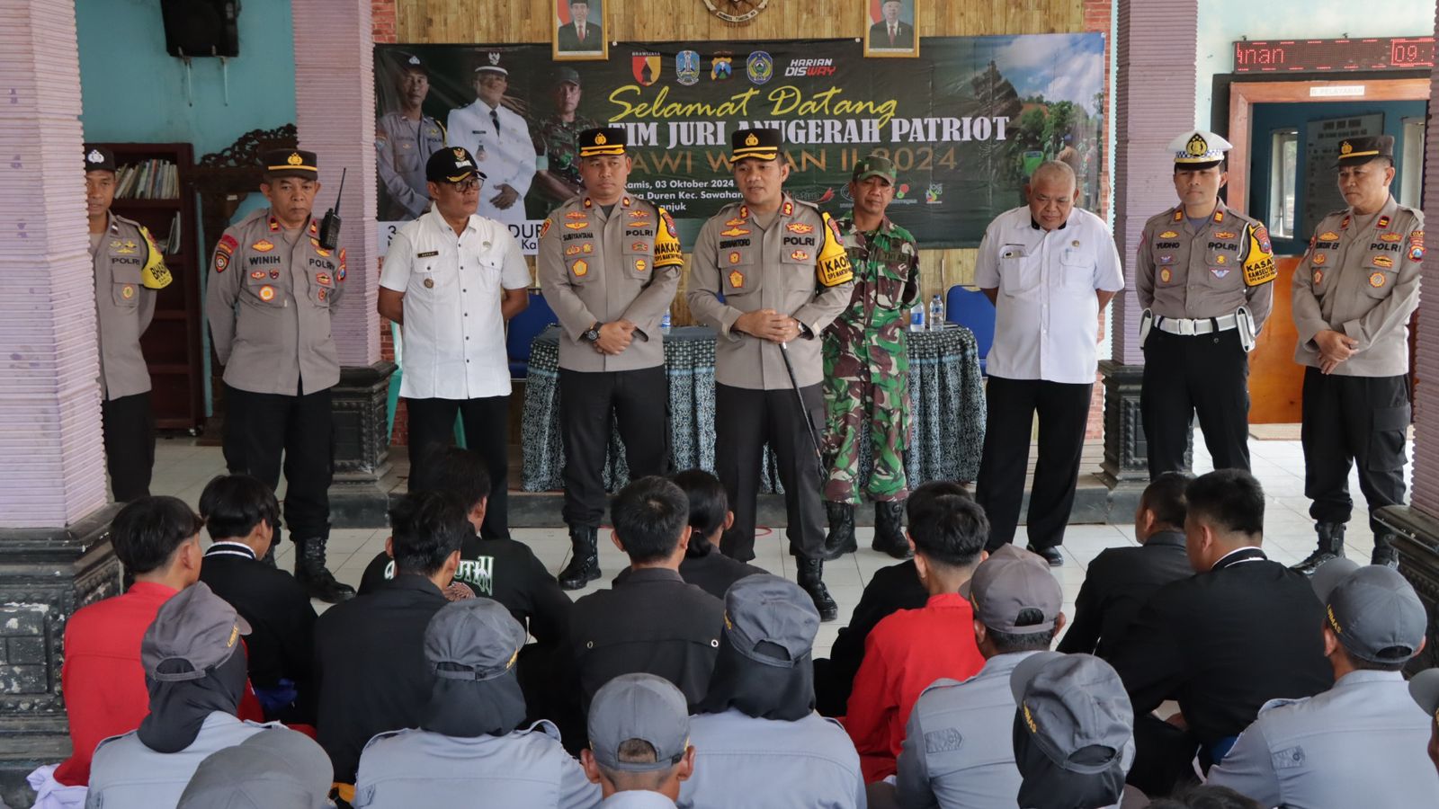 Cek Kesiapan Lomba Anugerah Patriot Jawi Wetan II 2024, Kapolres Nganjuk: Salut Dengan Kerukunan Antarperguruan Silat Binaan Tiga Pilar