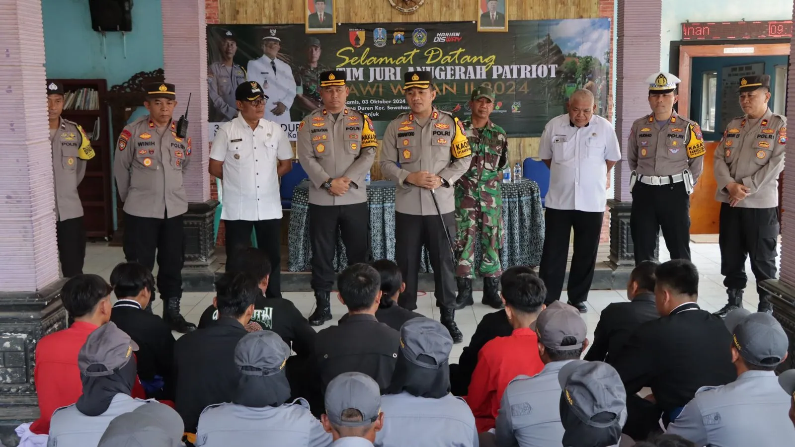 Cek Kesiapan Lomba Anugerah Patriot Jawi Wetan II 2024, Kapolres Nganjuk: Salut Dengan Kerukunan Antarperguruan Silat Binaan Tiga Pilar