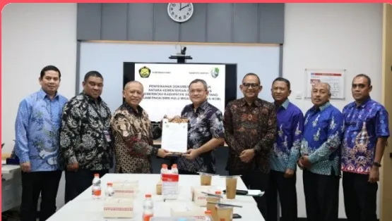 Guna Peningkatan Pelayanan dan Kesejahteraan, Pemkab Sampang Terima Kerja Sama BMN dan HCM