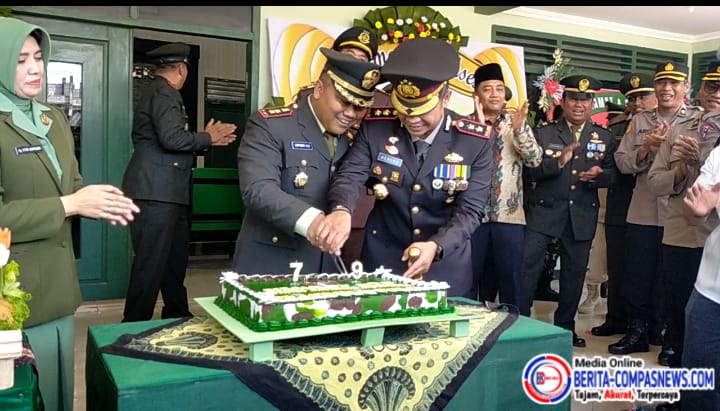 Hari Ulang Tahun TNI ke-79, Dandim 0828/Sampang Dapat Kejutan Dari Kapolres Sampang