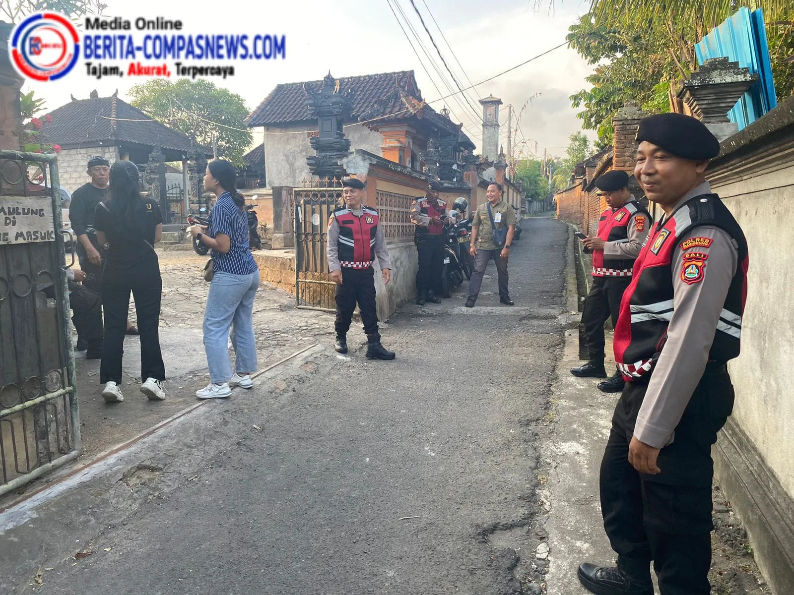 Polres Klungkung Amankan Simakrama Paslon di Tusan