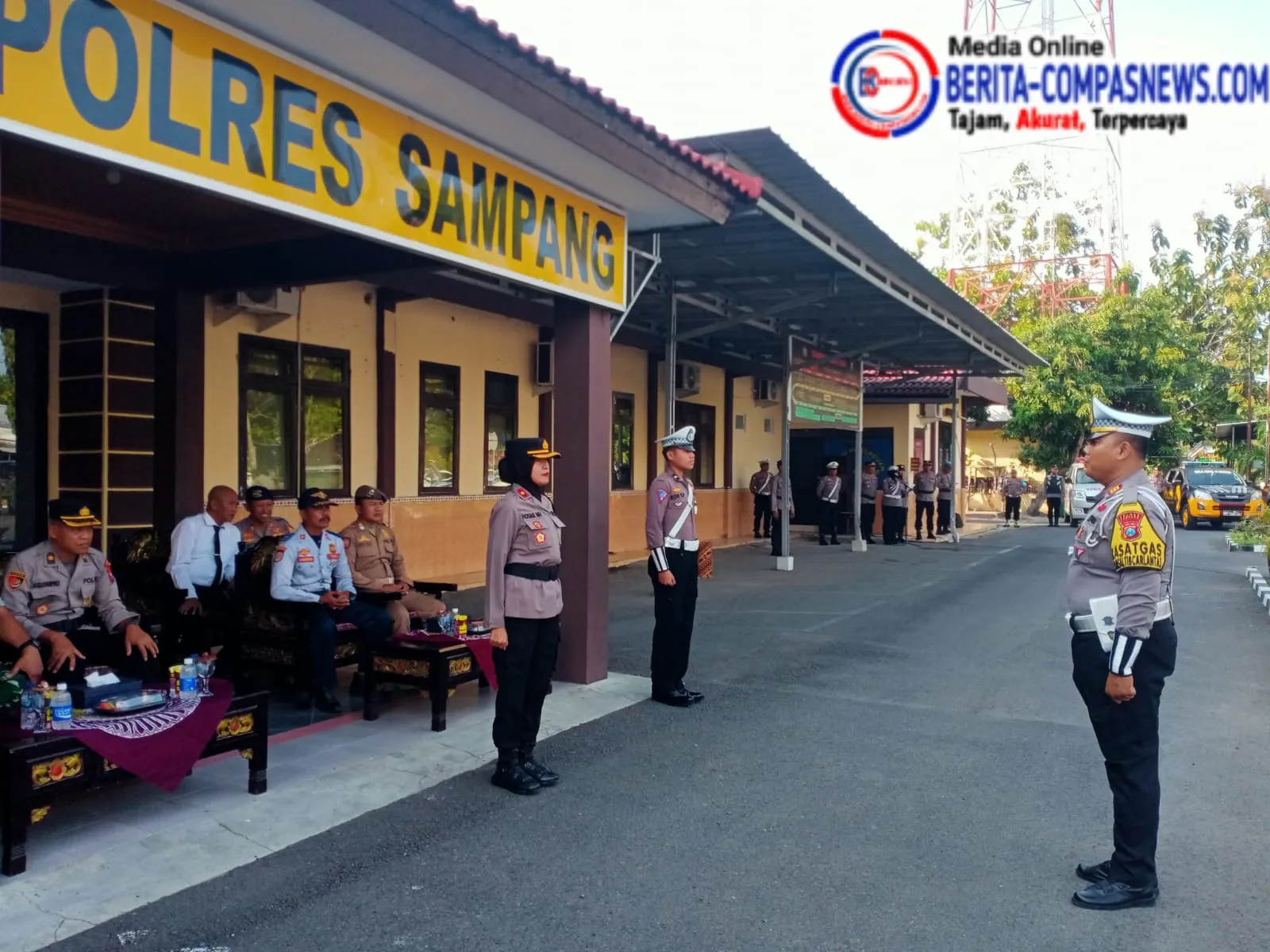 Kepolisian Polres Sampang Laksanakan Gelar Apel Operasi Zebra Semeru 2024