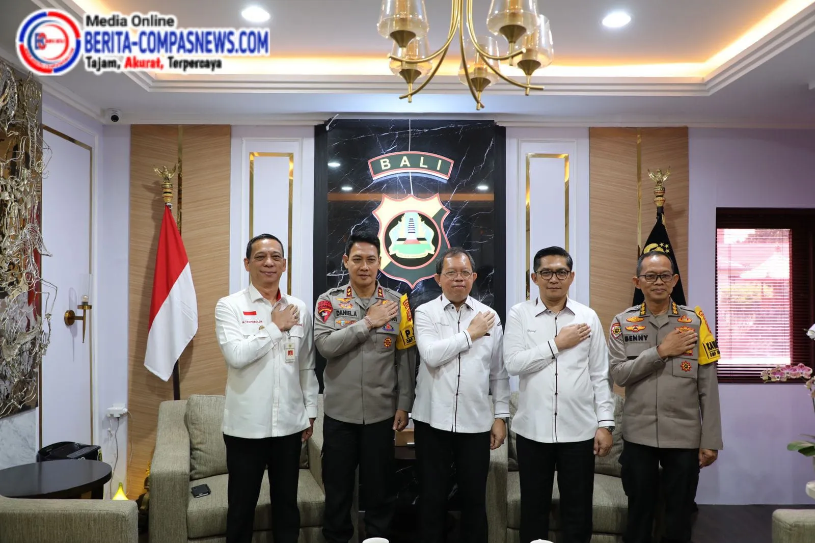Kapolda Bali terima Kunjungan Kompolnas RI