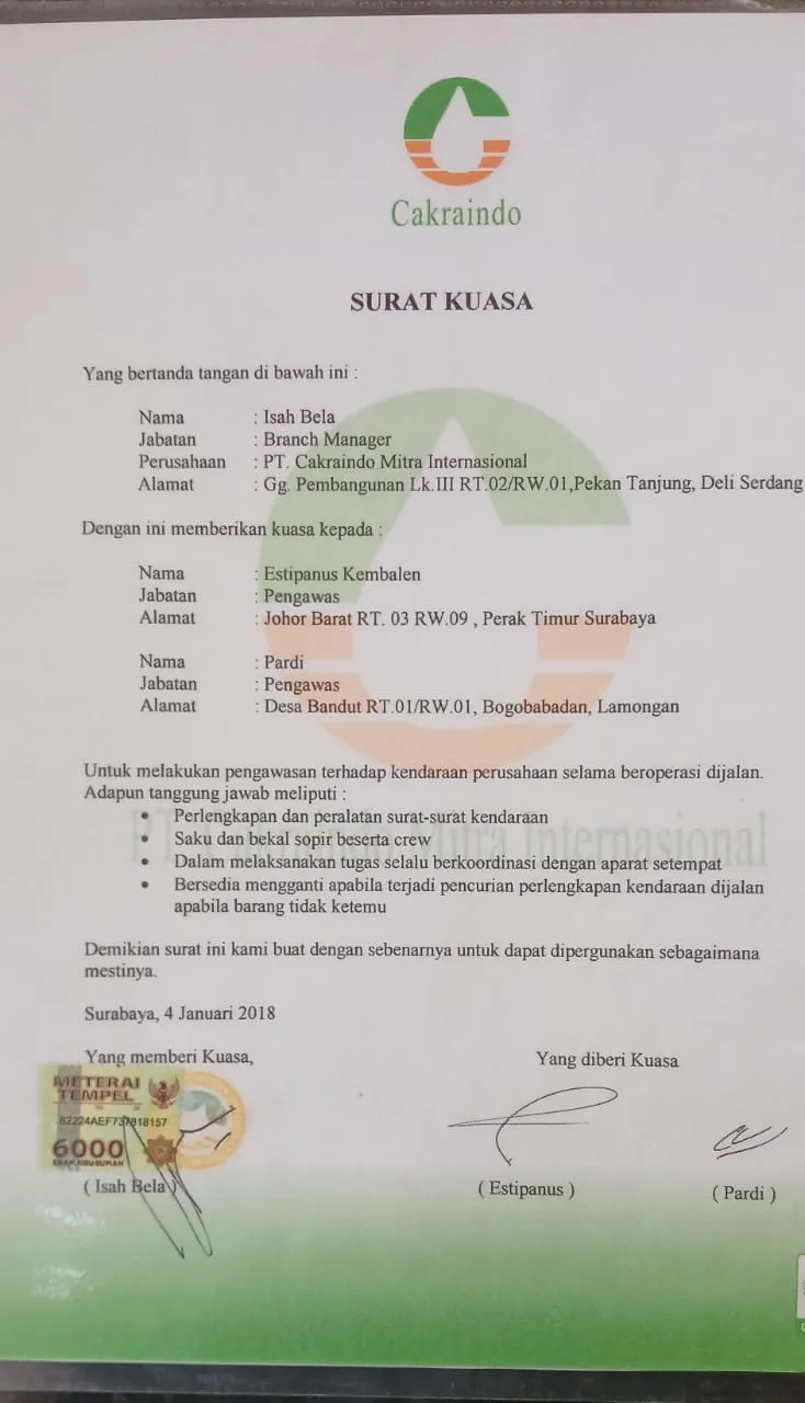 Pemecatan Sepihak Tanpa Kejelasan: Nasib Estipanus Kembalen di PT. Cakraindo Mitra Internasional