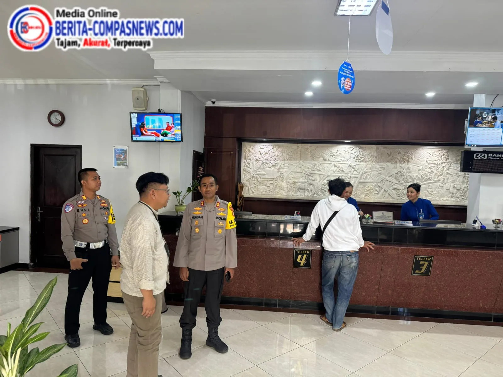 Kapolres Karangasem Koordinasi Dengan Pimpinan BRI Amlapura Tingkatkan Sinergitas