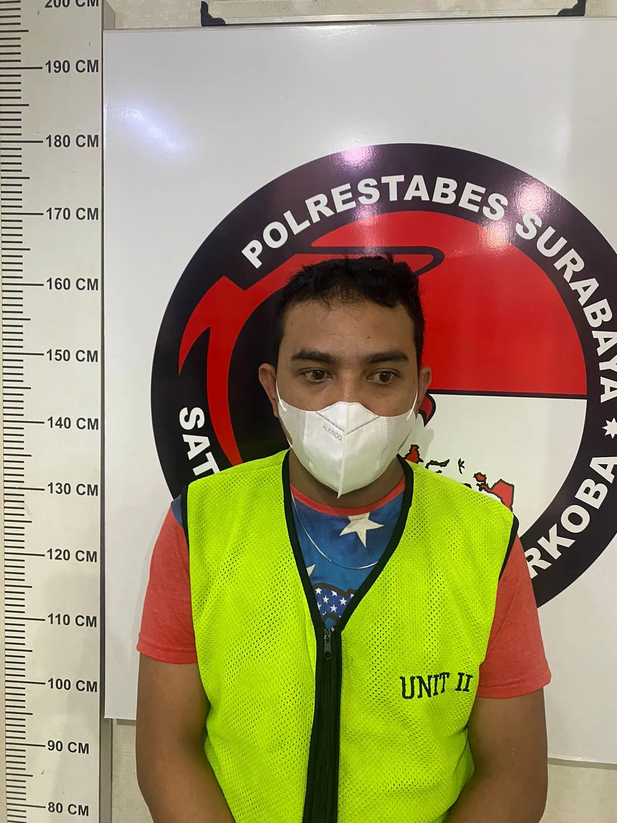 Satresnarkoba Polrestabes Surabaya Amankan Warga Sampang Pelaku Penyalahgunaan Narkotika Jenis Sabu