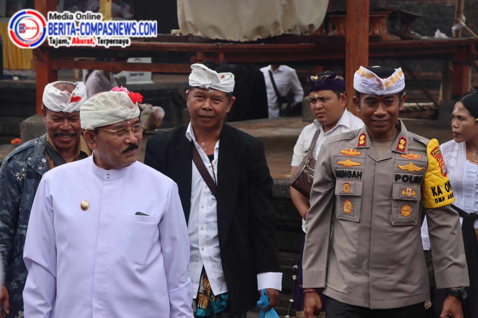 Kapolres Karangasem Tegaskan Kesiapan Amankan Rangkaian Karya di Pura Pasar Agung