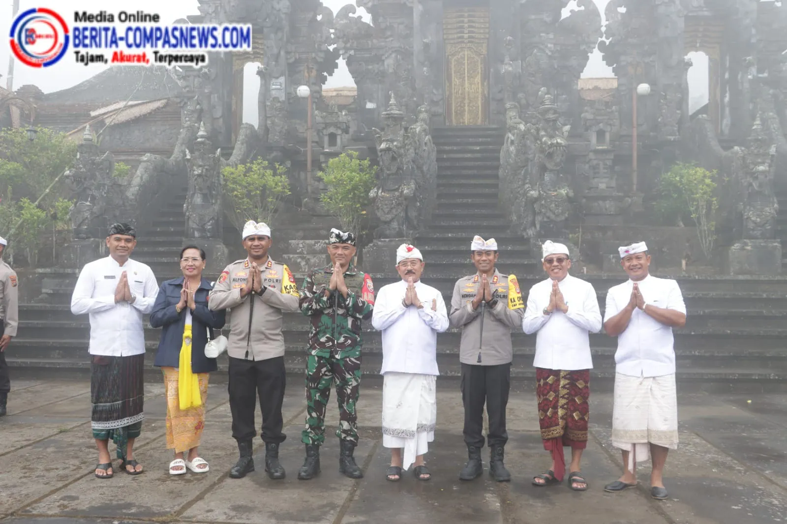 Hadiri Rakor Rangkaian Karya di Pura Pasar Agung, Kapolres Sampaikan Polres Klungkung Siap Amankan Kegiatan