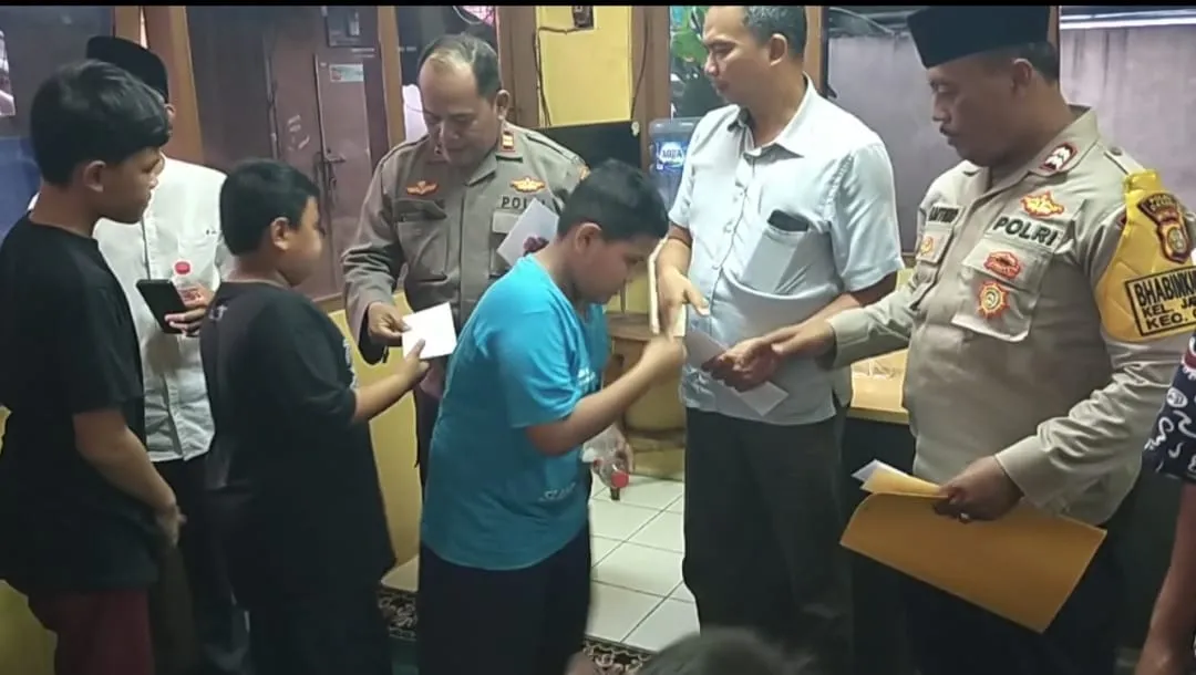 Peduli Yatim dan Berbagi Sesama, Polsek Cakung Gelar Santunan dan Doa Bersama