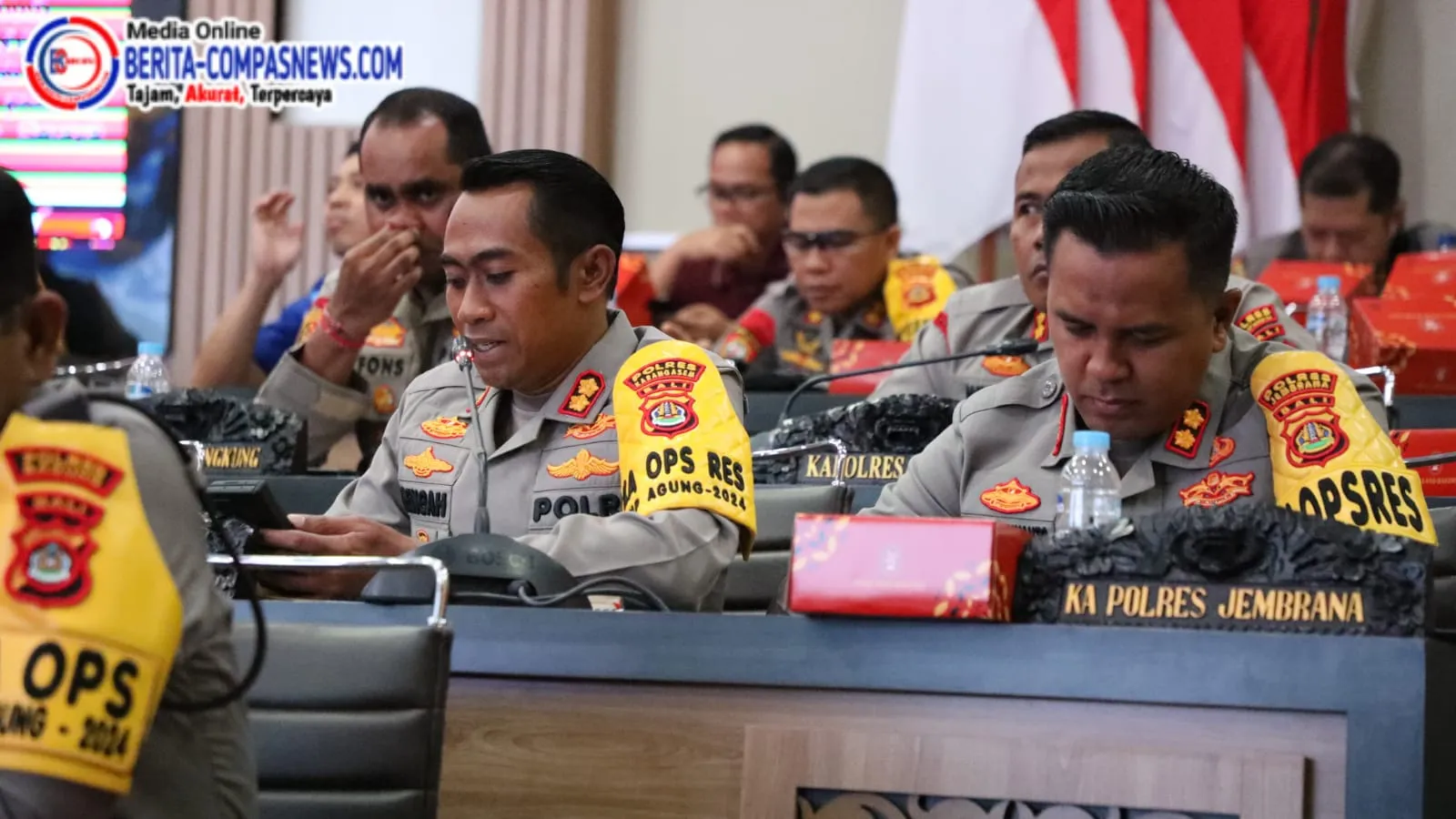 Kapolres Karangasem Ikuti Gelar Operasional TW III 2024 di Polda Bali
