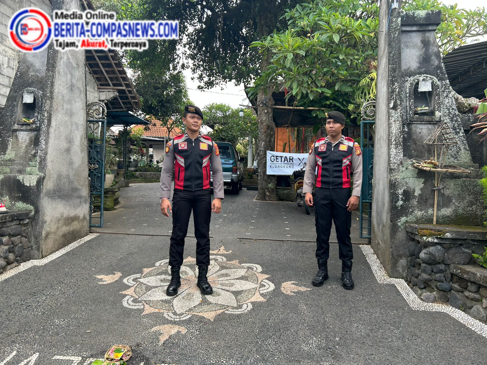 Tahap Kampanye Polres Klungkung Lakukan Pengamanan Rumah Calon Bupati