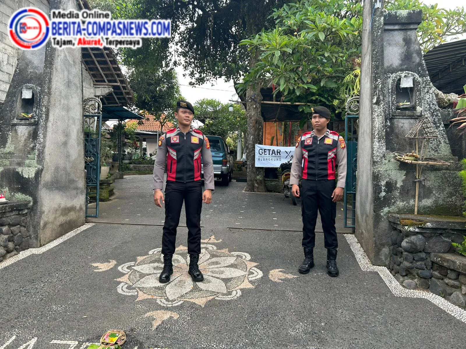 Tahap Kampanye Polres Klungkung Lakukan Pengamanan Rumah Calon Bupati