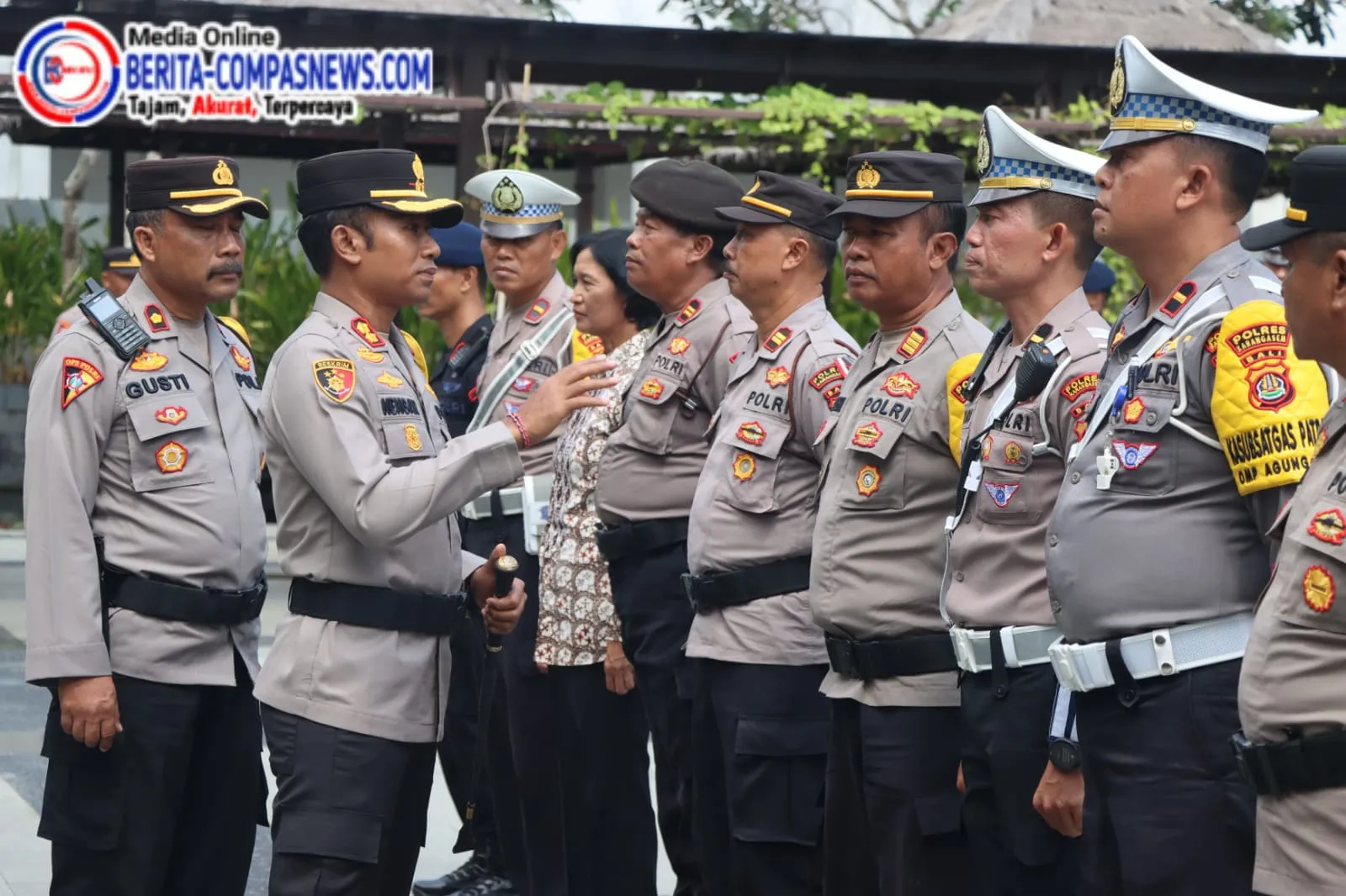 Kapolres Karangasem Terjunkan 206 Personel Pengamanan Debat Cabup-Cawabup Karangasem