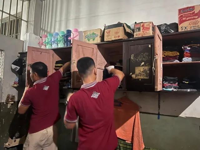 Lapas Narkotika Kelas IIA Pamekasan Kanwil Kementerian IMIPAS Jatim Kembali Gelar Penggeledahan Rutin