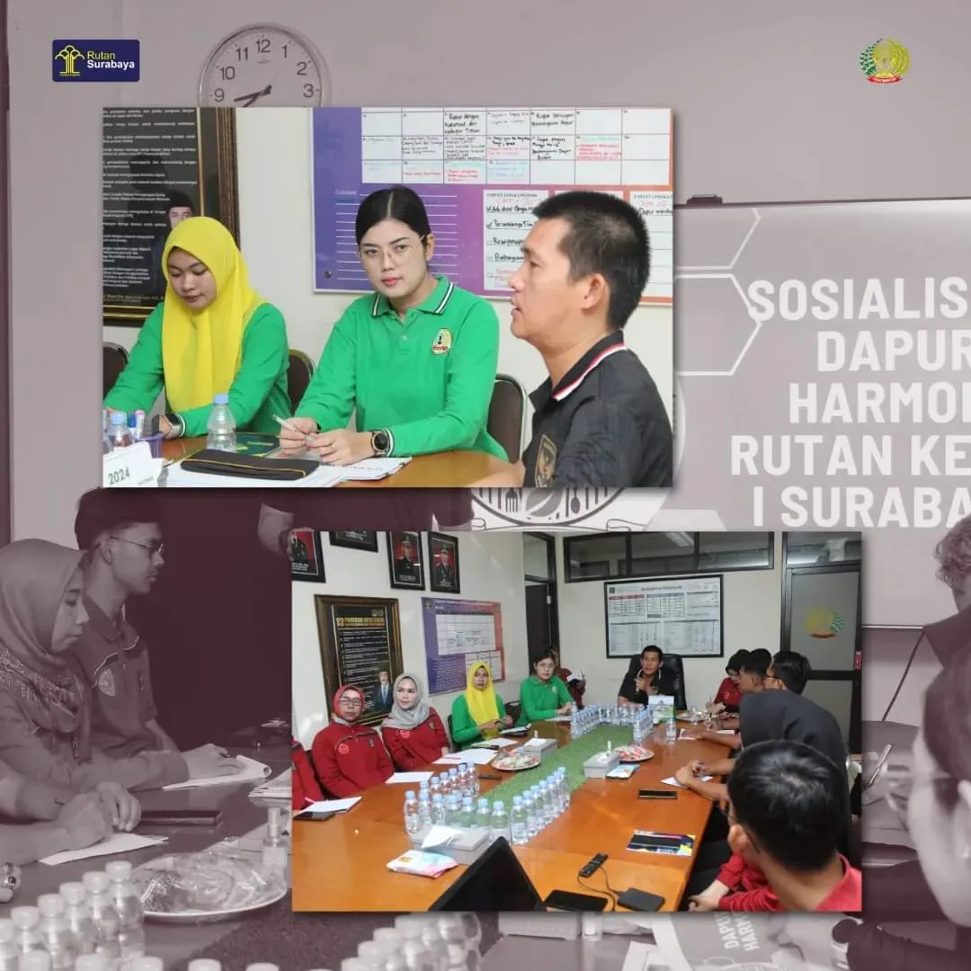 Kepala Rutan Surabaya Gelar Rapat Evaluasi Dapur Harmoni