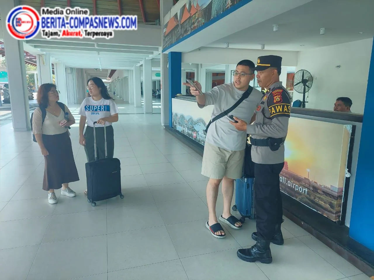 Personil Polres Bandara Ngurah Rai Laksanakan Patroli Dialogis