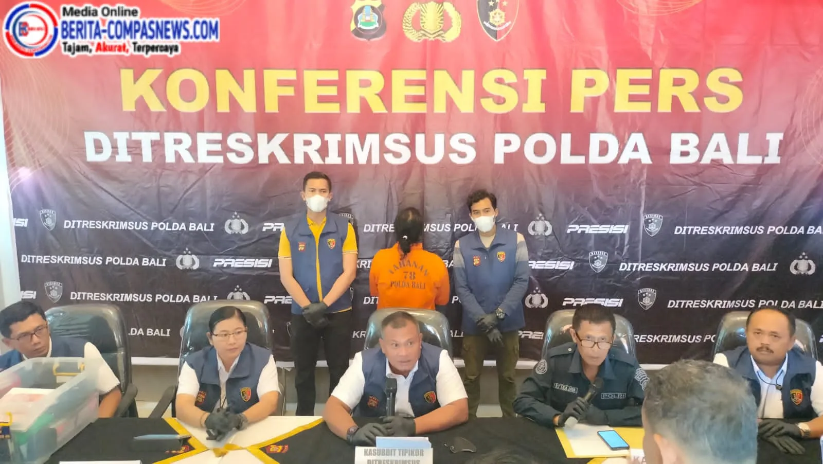 Terima Fee Proyek BKK Polda Bali OTT Oknum Kades di Puspem Badung