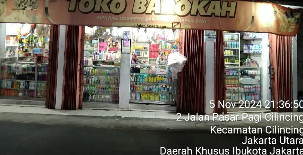 Disinyalir Oknum APH Back Up Toko Kosmetik Penjual Obat-Obatan Tipe G di Cilincing