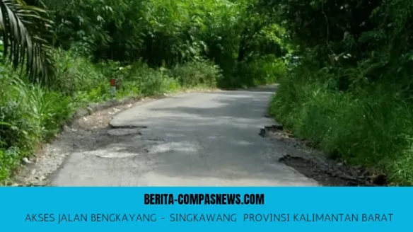 Akses Jalan Provinsi Bengkayang - Singkawang Banyak Berlubang Beresiko Mengakibatkan Kecelakaan