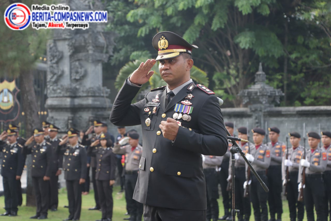 Peringati Hari Pahlawan Polres Klungkung Laksanakan Upacara Bendera