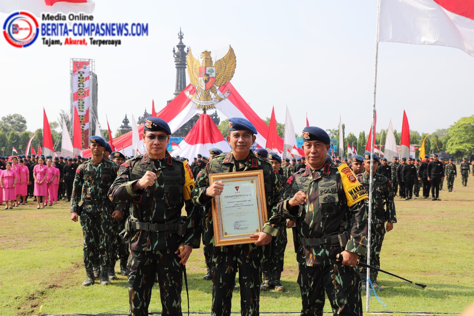 Hadiri Syukuran HUT ke-79 Korps Brimob Polri Tahun 2024, Kapolda Bali Apresiasi Kinerja Sat Brimob Polda Bali
