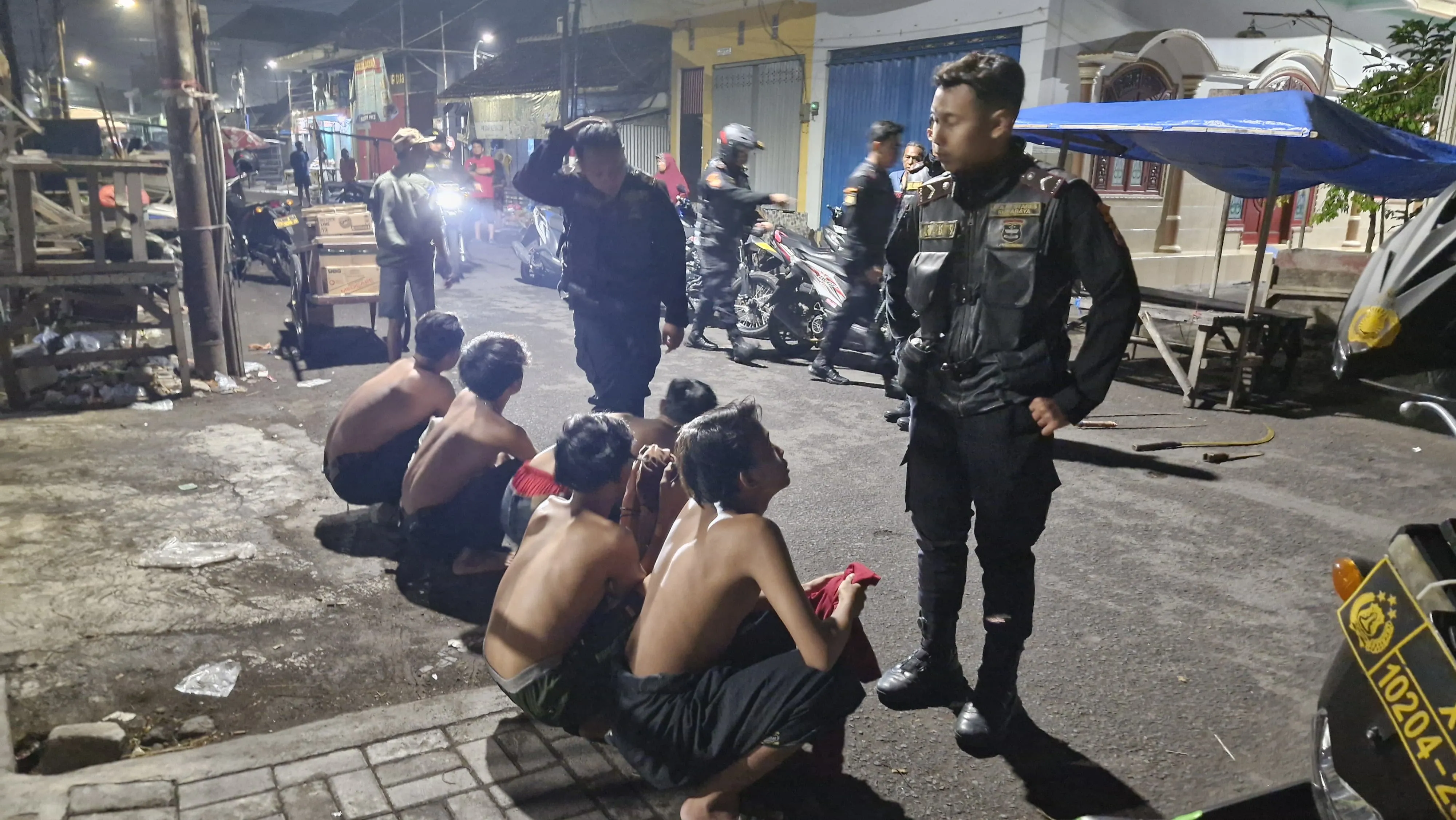 Tim Jogoboyo Polrestabes Amankan 12 Remaja Ala Gengster