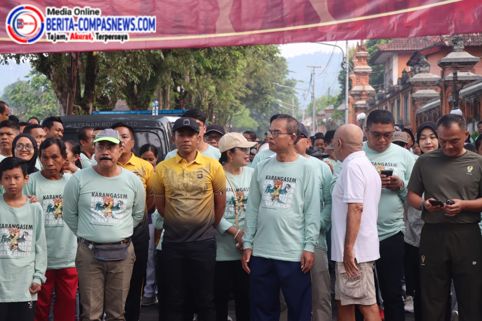 Kapolres Karangasem Hadiri Jalan Santai Sosialisasi Pilkada Serentak 2024
