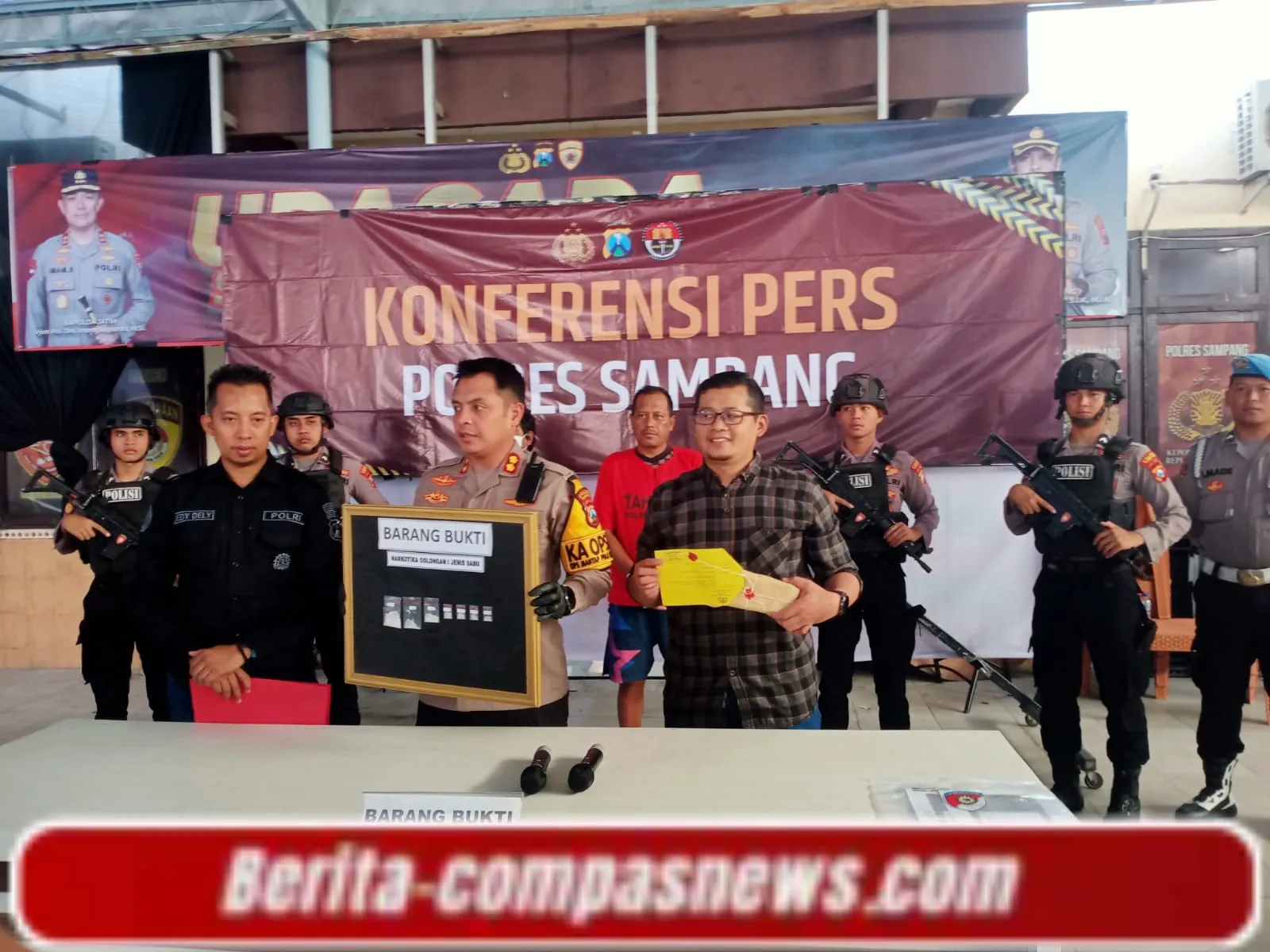 Polres Sampang Ungkap Kasus Penyalahguna Narkotika di Sokobanah Sampang