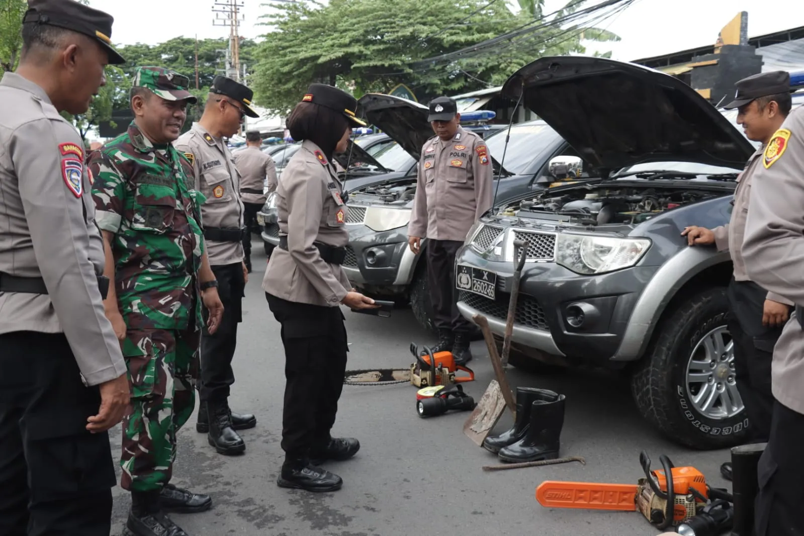 Polres Sampang Gelar Apel Pasukan Kesiapsiagaan Penanganan Bencana Alam Hidrometeorologi