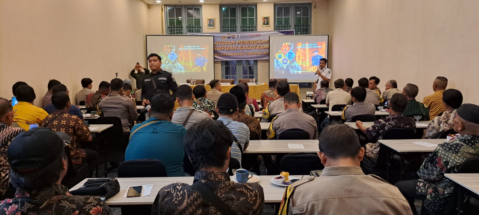 Polres Pelabuhan Tanjung Perak Gelar Pelatihan Peningkatan Kemampuan Kasatkamling
