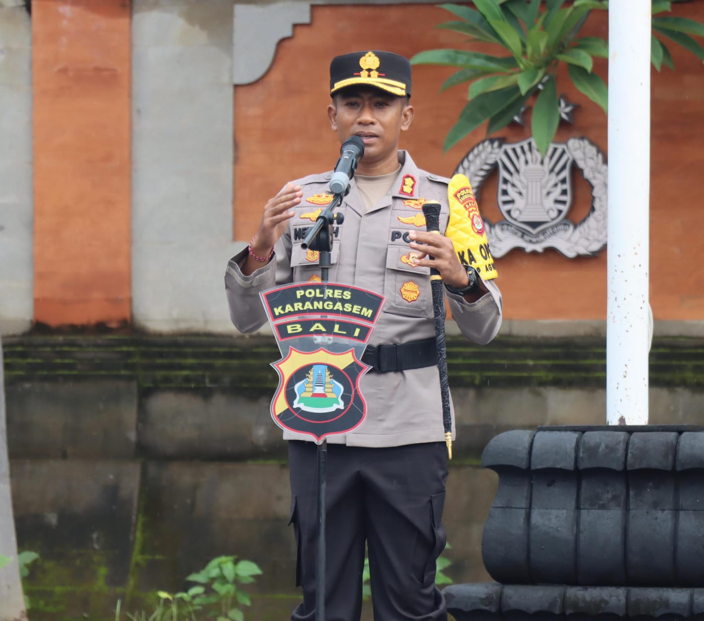 Kapolres Karangasem Berikan Apresiasi Tinggi Kepada Personil dan Personil BKO Saat Apel Jam Pimpinan